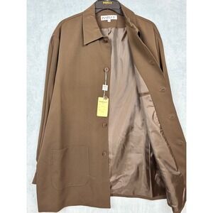 Inserch Design Mens XL Camel Brown Button Front Jacket 15777-43 NWT